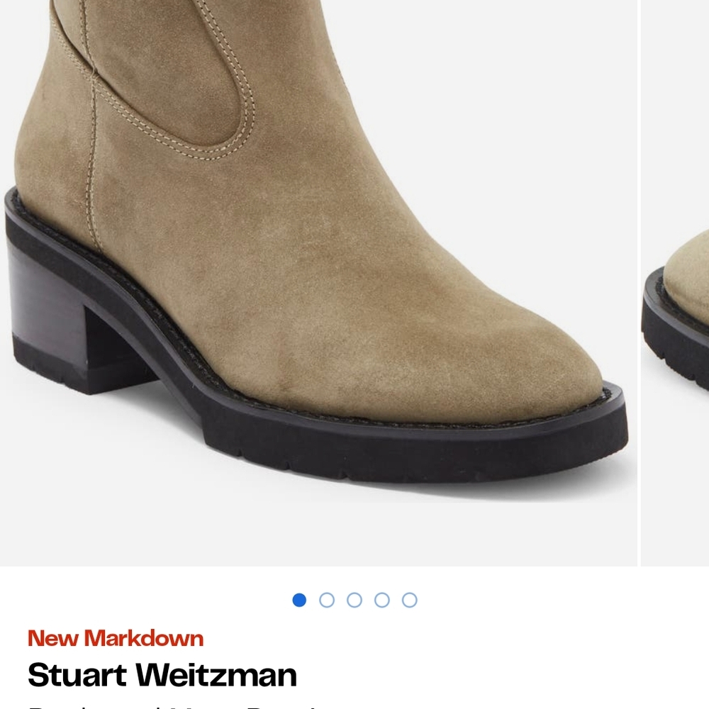 Stuart Weitzman Tan Suede Women's Boots